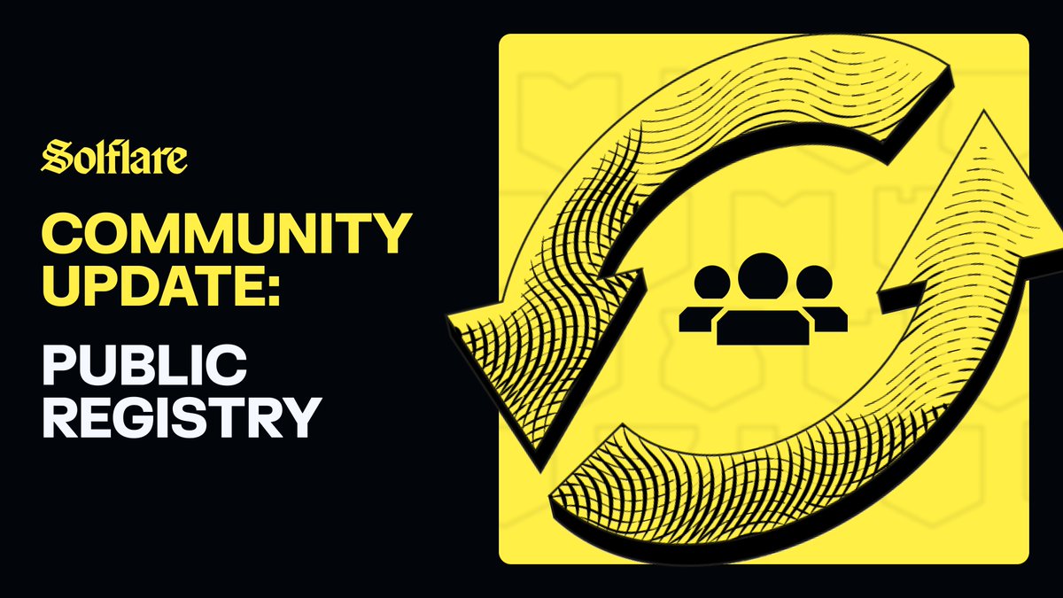 SolflareEmpire's tweet image. New season of Solflare Empire is just around the corner. ⚔️

Introducing: The Public Registry.

It serves as the gateway for active community members to take part in campaigns, quests, rewards, and benefits.

Your Empire journey starts here.