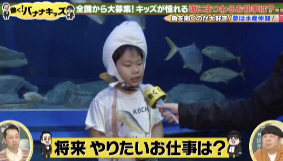 umiprotokyo's tweet photo. お待たせいたしました！
#バナナマン が子どもたちの憧れの職業体験をお手伝い！～働く！バナナキッズ・海編～ 今週末放送です！

鰹節職人、水産仲卸、船長、海女さん…今回は海にまつわるお仕事を夢見るキッズ大集合✨

2/8（日）16:00〜
テレビ東京
https://t.co/a1KAtrxSMF

#海と日本
#日本財団 https://t.co/kSIFcSCDTn