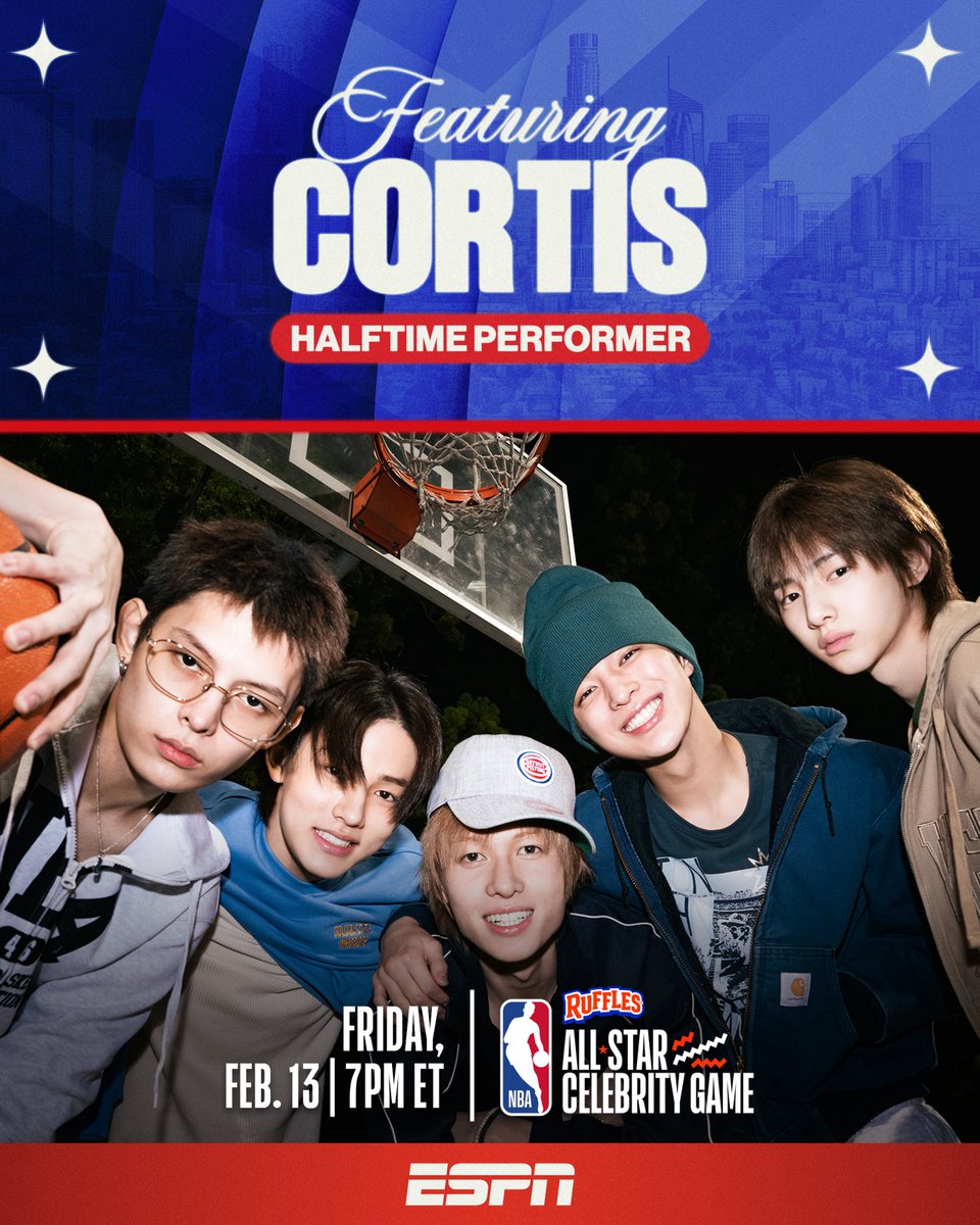 sourmagazines's tweet photo. CORTIS, NBA All-Star Haftası’nın ana etkinliklerinden biri olan “Celebrity Game”de sahne alacak ilk K-pop grubu olacak. https://t.co/9lcetqVv48