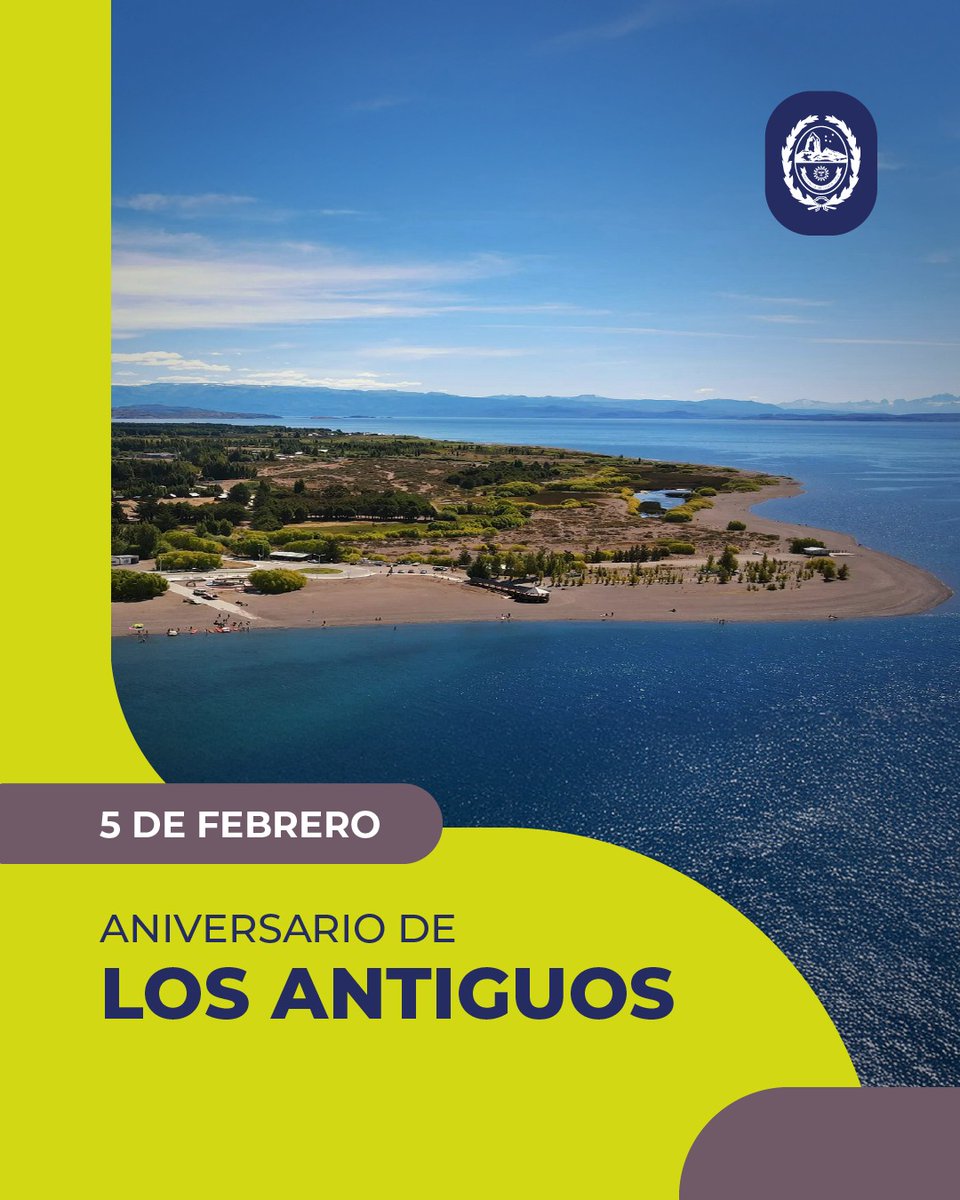 📷📷 #Efemérides | 5 de febrero: ¡Feliz Aniversario, Los Antiguos! 
¡Feliz 78° Aniversario a esta hermosa localidad! 📷
#Efemérides #LosAntiguos #Aniversario #CapitalNacionalDeLaCereza #SantaCruz