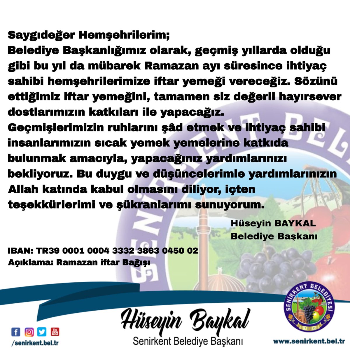 T.C.Senirkent Belediyesi (@senirkentbld) on Twitter photo 