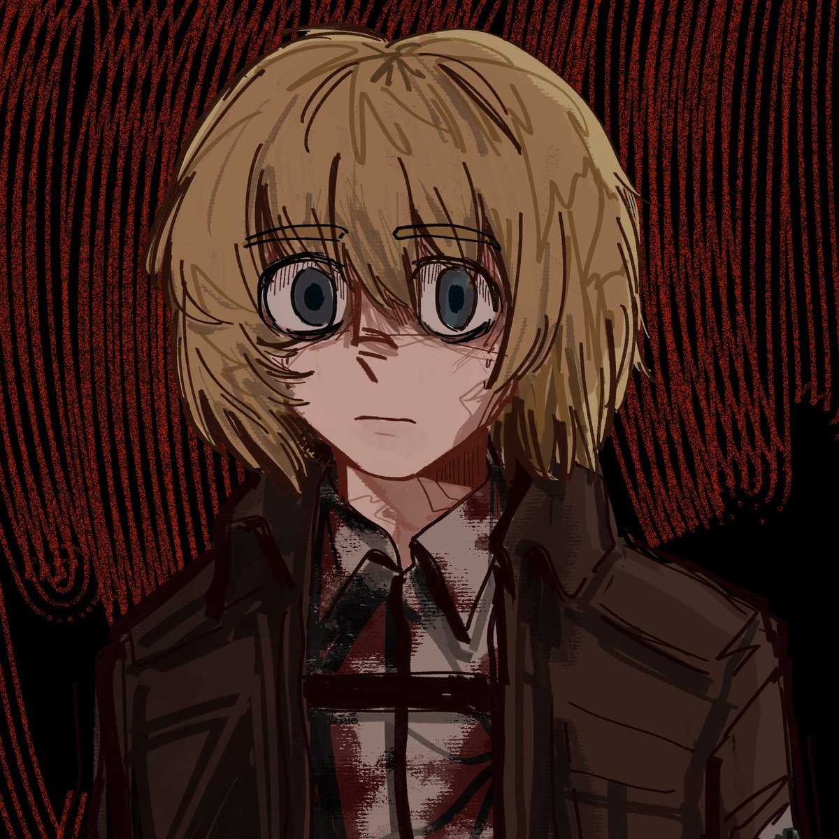 CroftLowein's tweet photo. What does this mean then.

#AttackOnTitan #aot
#进击的巨人 #armin #arminarlert 
#アルミン https://t.co/diC9XwzoLD