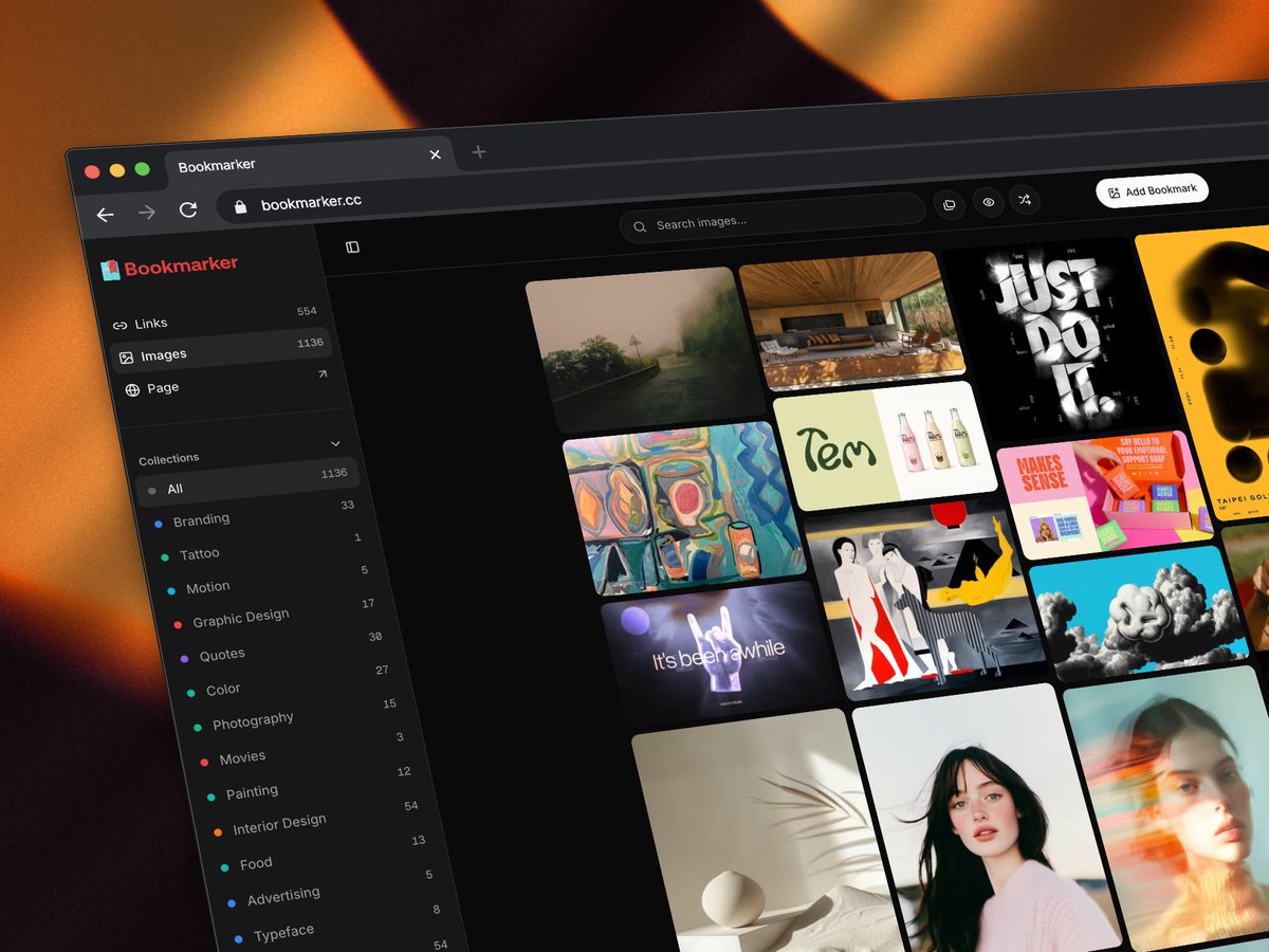 Bookmarker tweet media