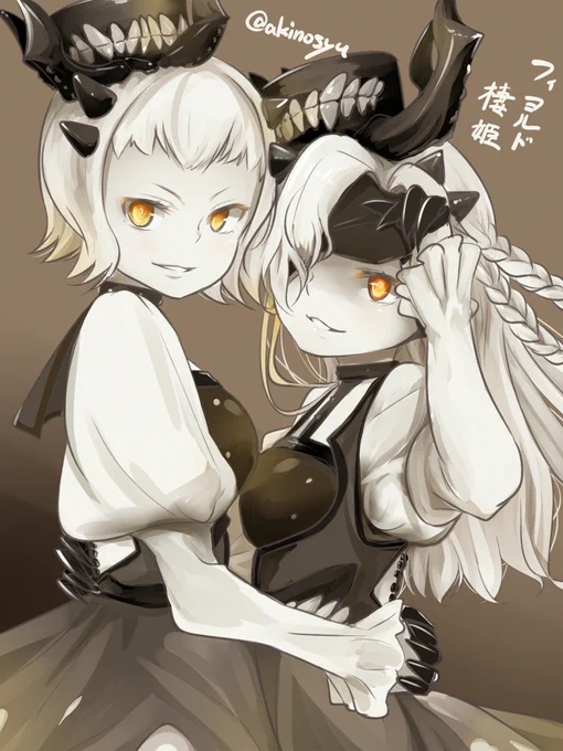 イベントを思い出しながら描く深海棲艦らくがき ソロ活動もできるフィヨルド棲姫 前が見えてるのかあやしいマスク #艦これ #深海棲艦