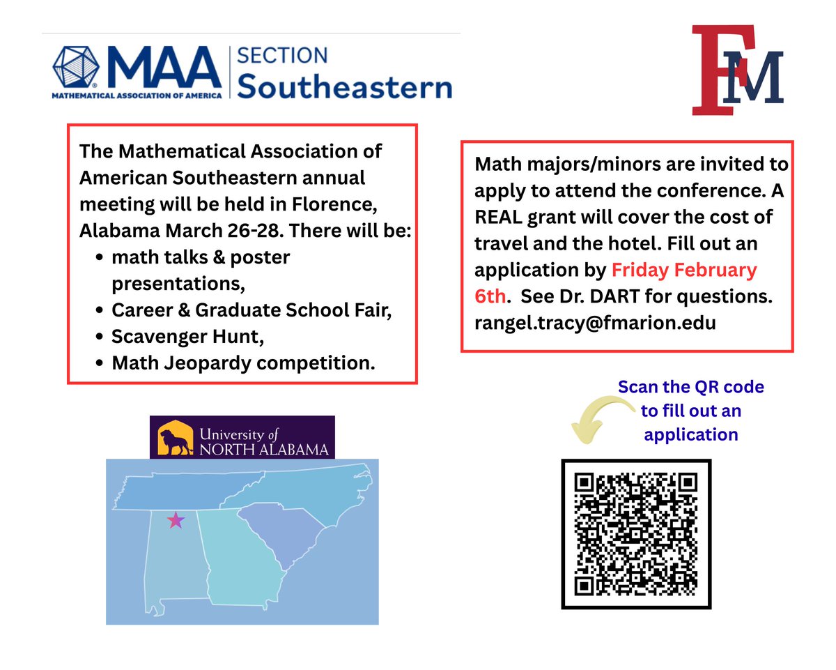 Francis Marion University Mathematics tweet media