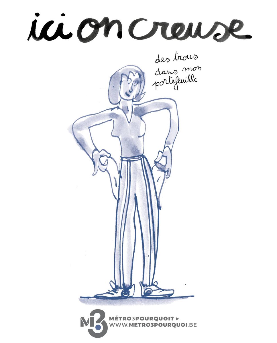 Commission spéciale #Métro3 5/02.
On nous dit : Il était trop compliqué de rajouter des trams 4000 sur le tracé du 55, alors on a décidé de creuser un métro à 25m de profondeur. L'ingénieur met plusieurs minutes pour expliquer le principe de cette coupe sur une des 7 stations.