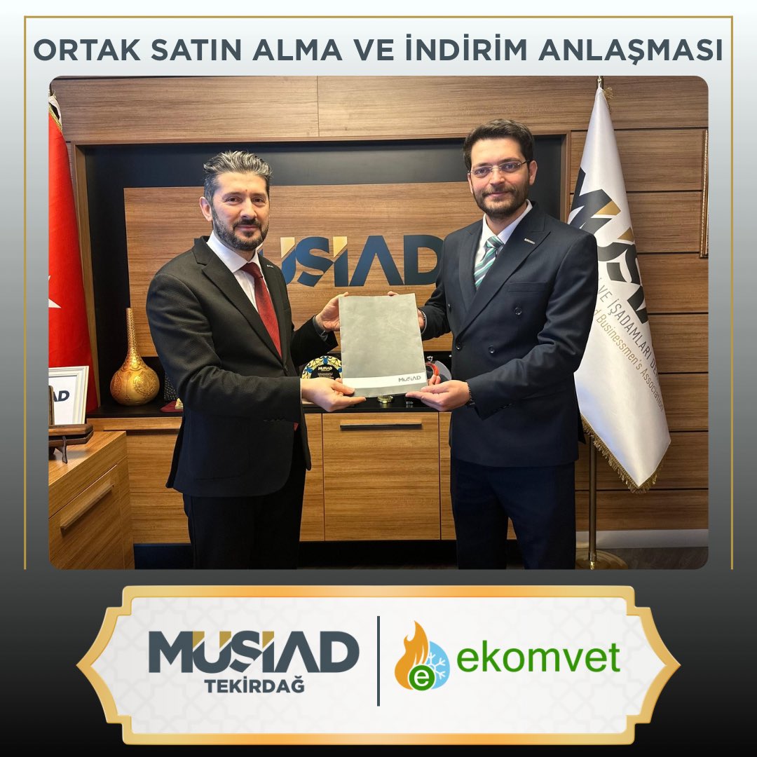 MÜSİAD ve Ekomvet Arasında ‘Florlu Sera Gazları Sızıntı Testleri ve Yeşil dönüşüm’ Konularında İş Birliği Anlaşması İmzalandı.