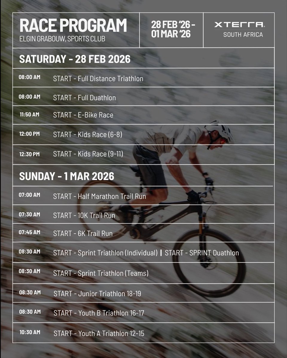 XTERRA South Africa tweet media