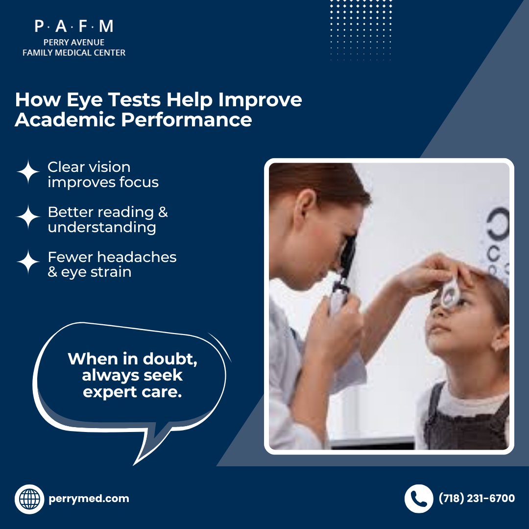 PerryMed18's tweet image. Clear vision is key to learning! Improve focus, reading, &amp;amp; reduce eye strain. 

Give your eyes the care they deserve. Book an eye test today and support academic success! perrymed.com/services/optom…

#EyeTest #ClearVision #EyeHealthAwareness #BetterFocus #VisionCare #PerryMed #PAFM