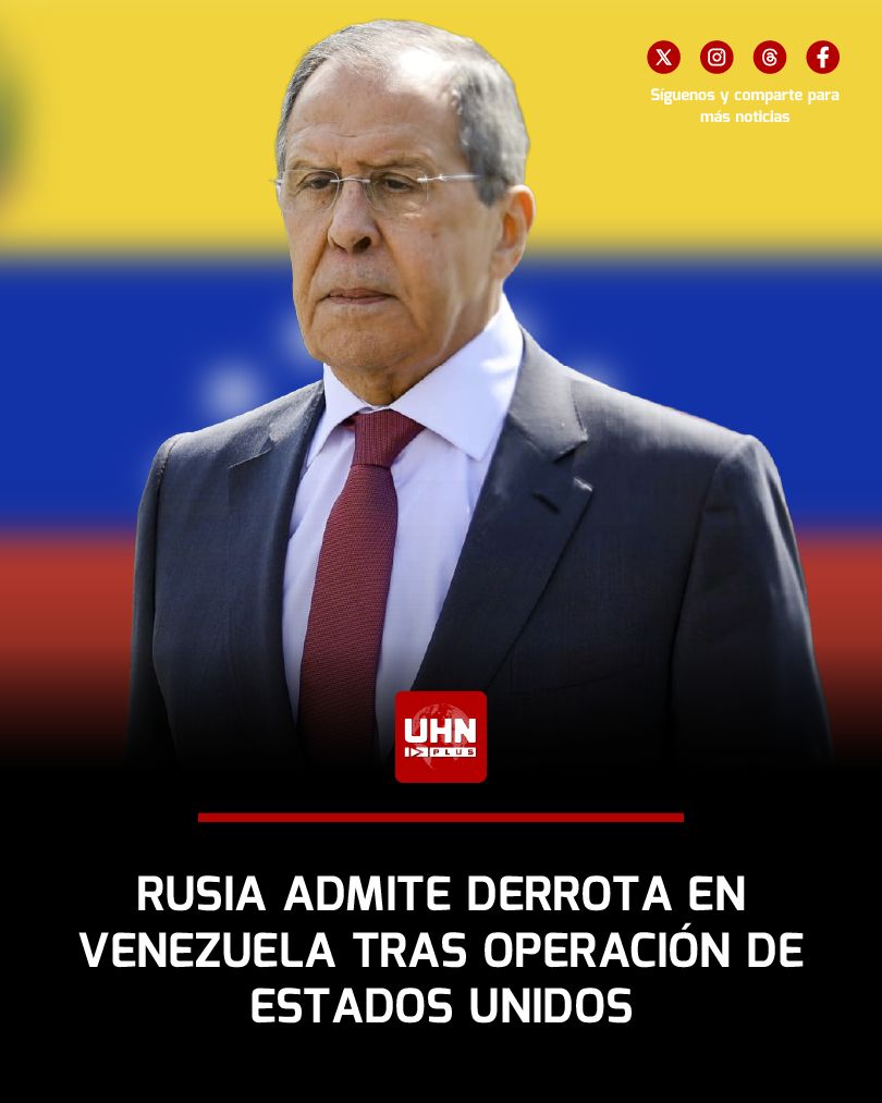 🇷🇺🇻🇪🇺🇸‼️ | ¡Fuera de Venezuela! — El canciller ruso Serguéi Lavrov admitió que empresas rusas están siendo forzadas a salir del país sudamericano tras la operación de EE.UU. que desmanteló el régimen de Maduro y redujo la influencia de Moscú en el país. Según Reuters, Rusia