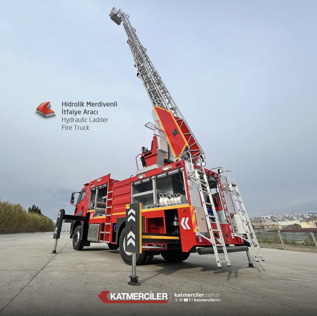 Hidrolik Merdivenli İtfaiye Aracı / Hydraulic Ladder Fire Truck

#Katmerciler #itfaiye #itfaiyearaçları #yangınsöndürme #hydraulicladder #şnorkelitfaiyearacı #aerialfireladdertrucks #aerialladder #daralanitfaiyearacı #18m #18mladder #18mmerdiven #firetruck #yangın #fire