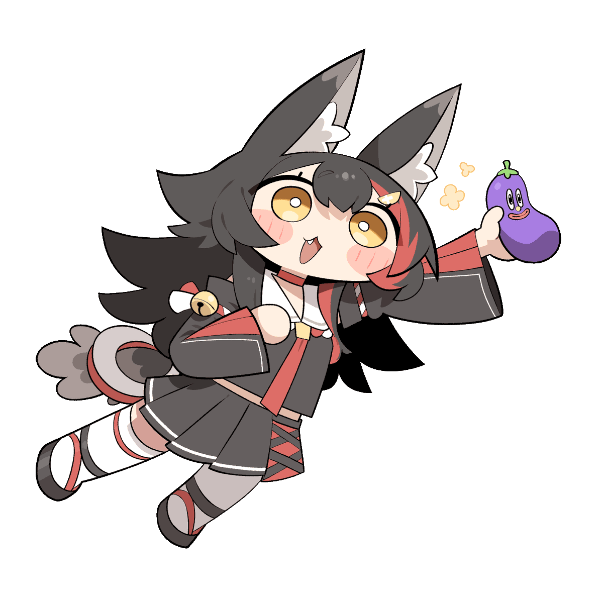 🦊🐺🐱🐶 #絵フブキ #みおーん絵 #絵かゆ #できたてころね