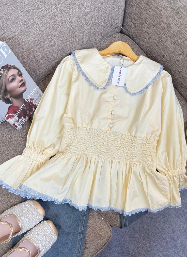 pretty outfit i found on shopee 
🌼🌧️🫐🍋