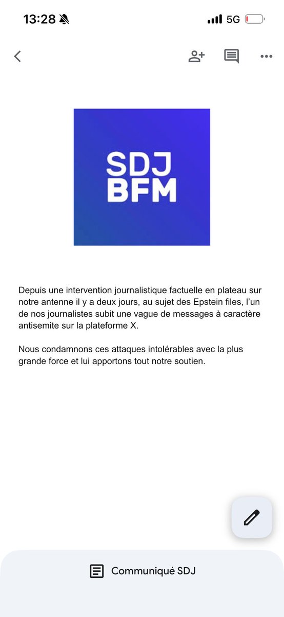 SDJ BFMTV tweet media