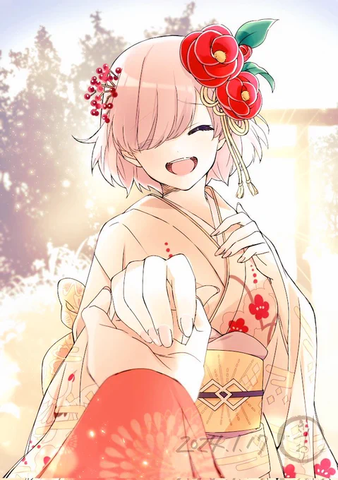#笑顔の日 #FGO マシュの笑顔のイラストがフォルダにたくさんたくさんある。 こんなにもたくさんあるのは、きっと彼女には"いつも笑っていてほしい"とずっと思っていたからだ。 「今日も隣で笑っていてよ、マシュ」