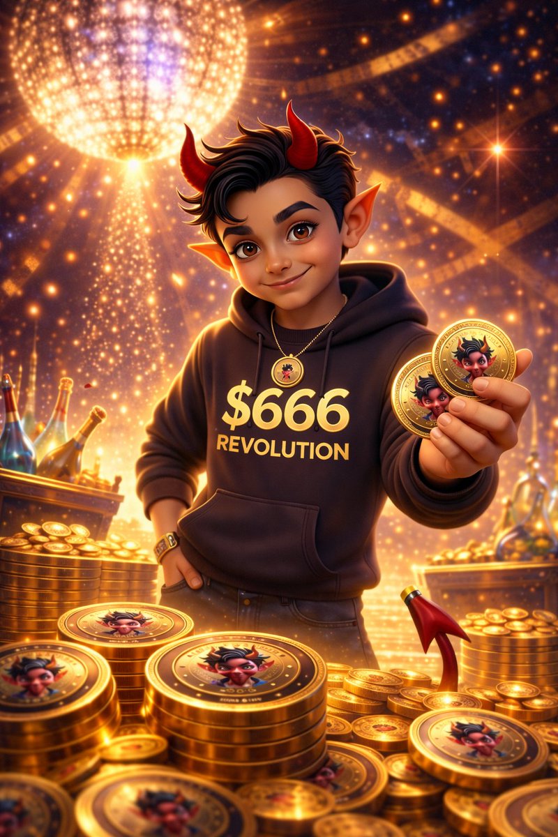 🕛 12 HOURS TO GO 🕛
The countdown is on ⏳
When the ball drops, the rewards rise 🎉
✨ 13 lucky winners
✨ 666 $666 tokens each
✨ Automatically airdropped
✨ Just hold 1 coin to qualify
This is your reminder to be in the holder list 📋
Miss the snapshot and you miss the drop 👀