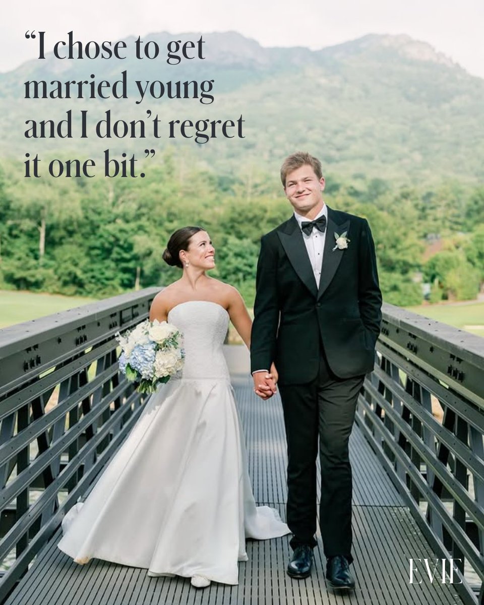 Eviemagazine's tweet photo. Patriots quarterback Drake Maye has been with his wife Ann Michael since 2015, from meeting in middle school and growing up as high school sweethearts to becoming the NFL’s newest power couple. 

The two married when they were 22 years old in June 2025, after he proposed earlier that year while launching his pro career. 

Ahead of Super Bowl LX, the Patriots quarterback called marrying young “one of the best things in life,” saying there’s nothing better than coming home to a wife who loves you and has your back. 

From Chapel Hill to New England, and now the Super Bowl, they’ve done every chapter side by side.