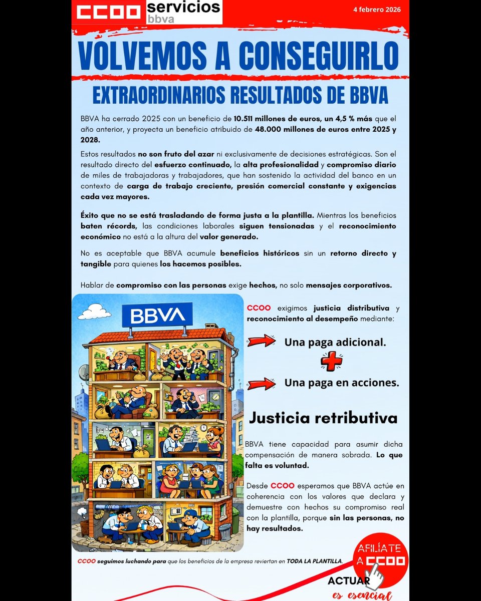 CCOO servicios BBVA tweet media