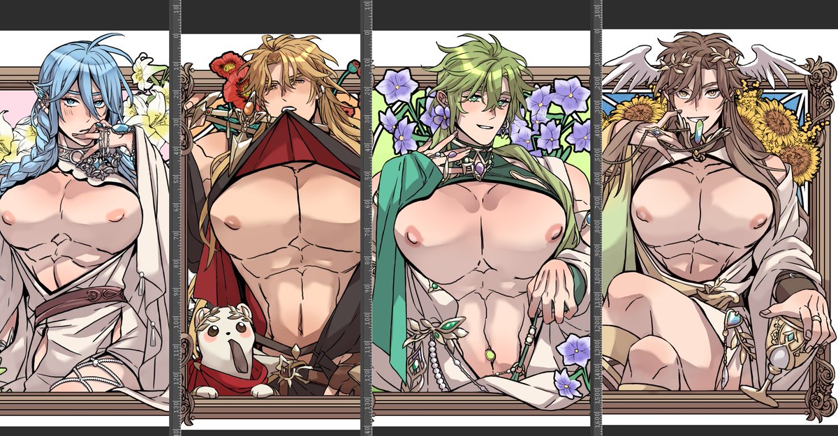 【中途】 新世界狂歡/新品?  
雖然會有很高的機率趕不上過年場，不過還是想要曬一下這組很喜歡的圖。