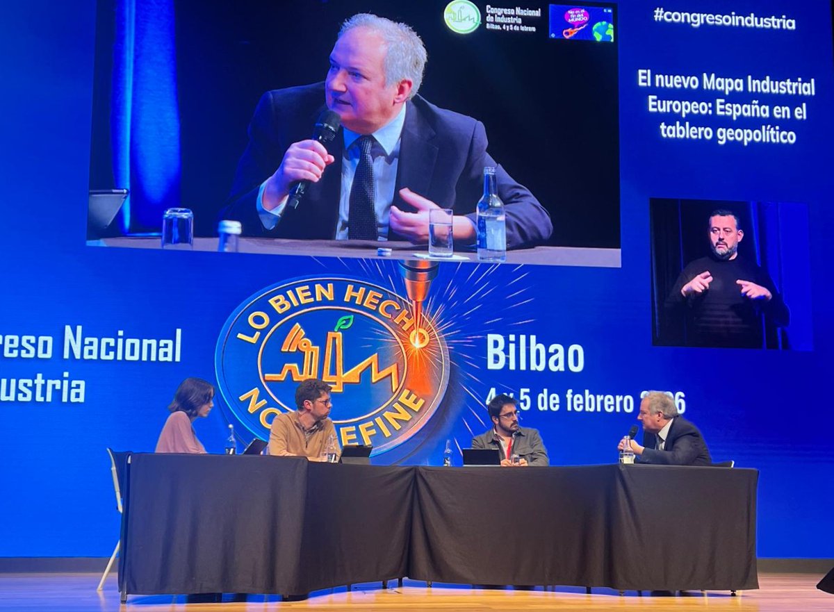 🙌Culmina el VIII Congreso Nacional de Industria con el podcast en directo “No es el fin del mundo”.

👏Gracias a todos los asistentes, profesionales y expertos.

🙏Un agradecimiento especial a las instituciones y marcas que, con su impulso y colaboración, lo han hecho posible.