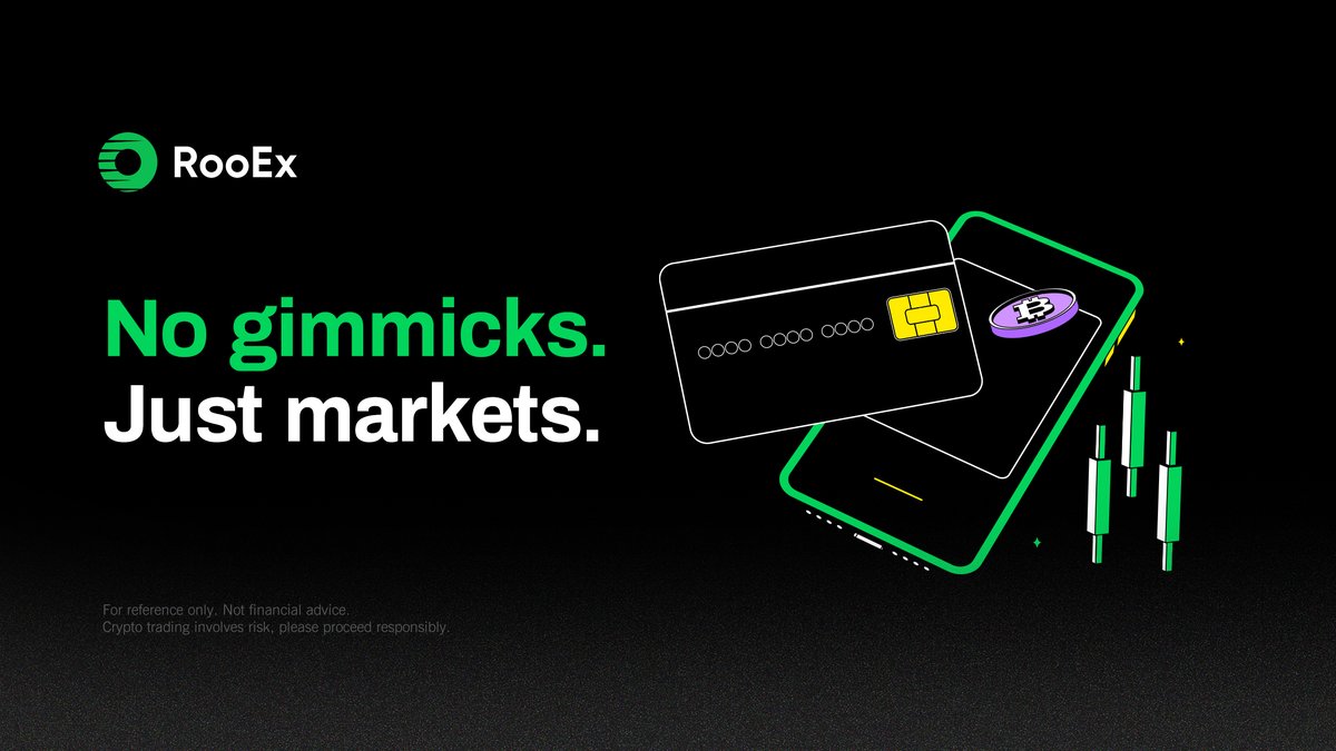 RooExchange's tweet photo. Less hype. More liquidity.

Less noise. More fills.

Built for traders who care about execution.

#RooEx #Markets #Trading https://t.co/XqYe1f6vdC