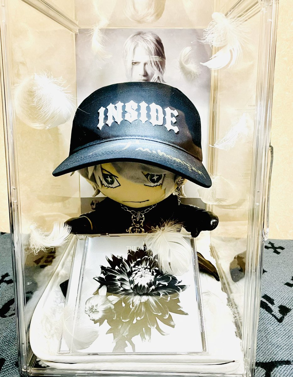 HYDEさんのサイン入りキャップ🧢結局HYDEぬいちゃんに被せたままHYDE