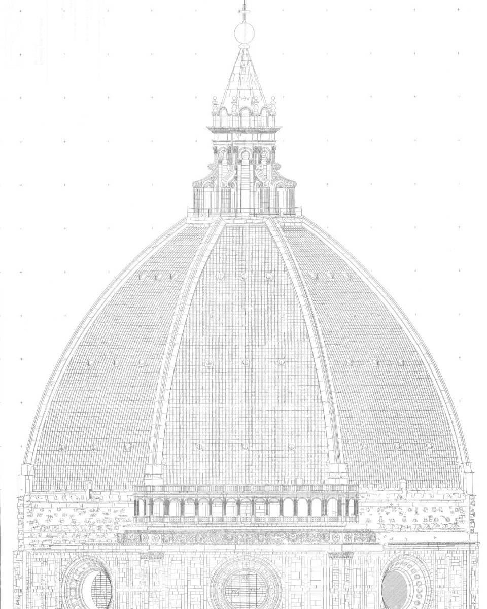 gomezdetejada's tweet photo. Cúpula de la Catedral de Santa María del Fiore de Florencia, Italia. 
Diseñada y construida por Brunelleschi en 1436. https://t.co/dpZAsy3p0e