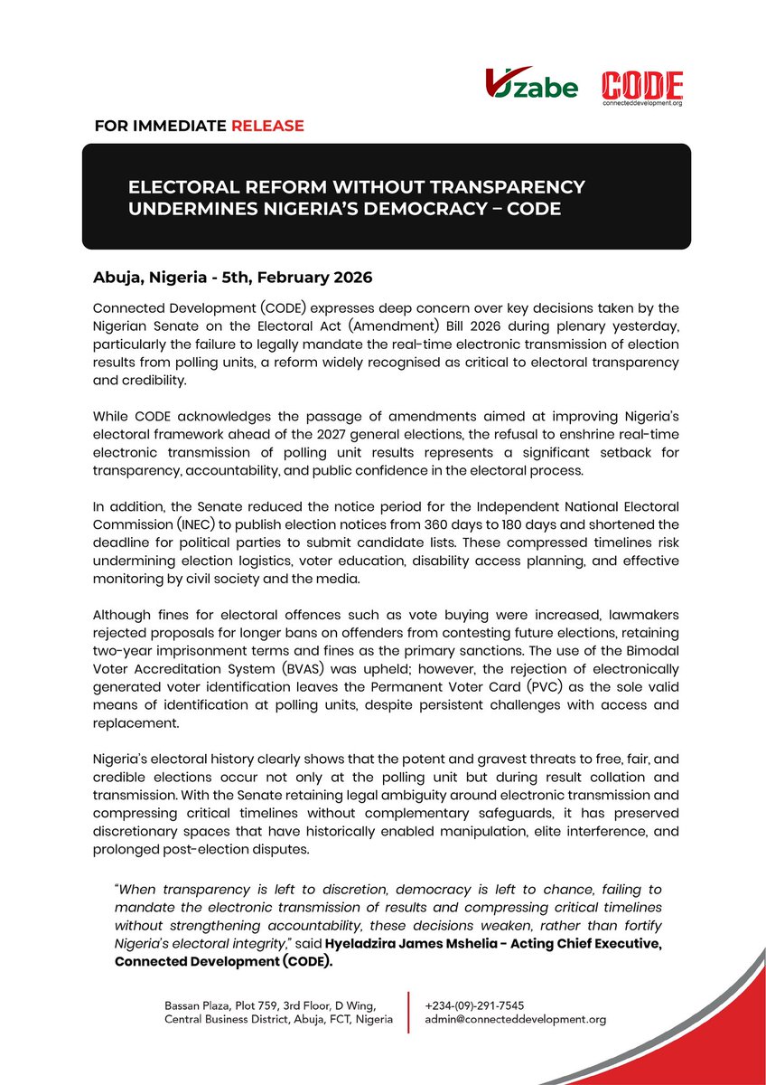 Connected Development [CODE] tweet media