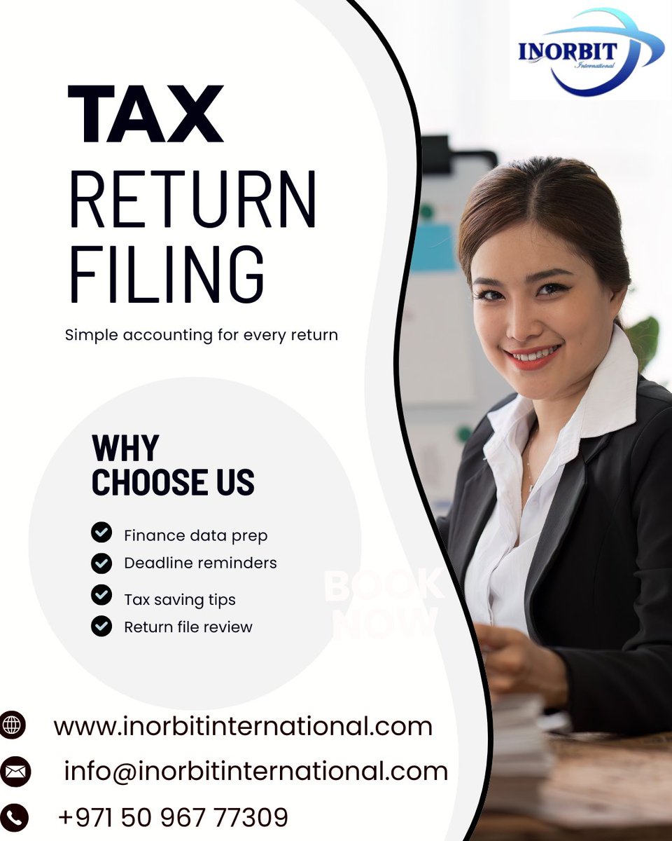 inorbitintl's tweet photo. UAE has mandatory tax returns for all the companies who are registered under the Corporate Tax. 
We can help to file the clients to file their Corporate Tax Returns https://t.co/7UNTR5QiUq