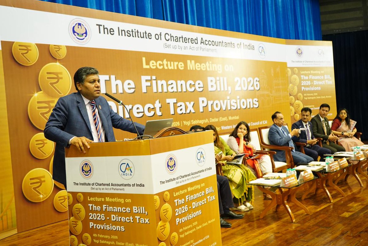 Addressing the participants at the Union Budget meeting held at Yogi Sabhagriha.