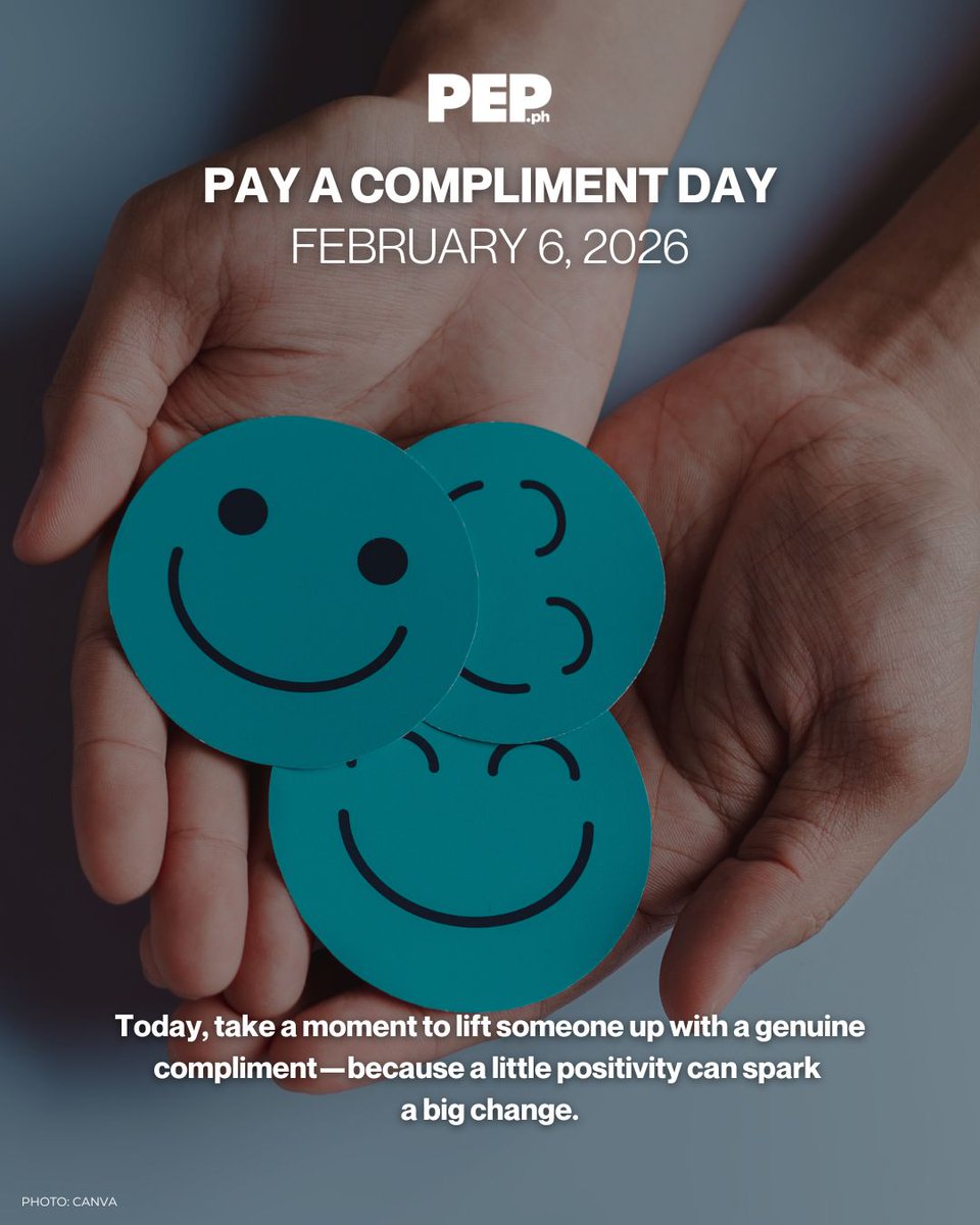 PEPalerts's tweet photo. A kind word costs nothing, but its impact is priceless.
Today, take a moment to lift someone up with a genuine complimentโbecause a little positivity can spark a big change. โจ
#PayAComplimentDay #SpreadKindness #PEPInspires https://t.co/N1C96uhP9L