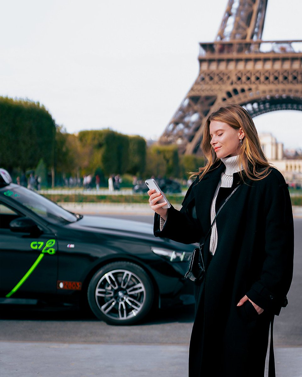 TAXISG7's tweet photo. Pour vos déplacements à Paris et en Île-de-France, faites le choix de
l’excellence avec G7, leader du taxi.

Un service haut de gamme pensé pour des trajets où se conjuguent confort
et sécurité. ✨

#G7Taxis #G7Paris #Paris #Excellence https://t.co/6RZzmeWjkB