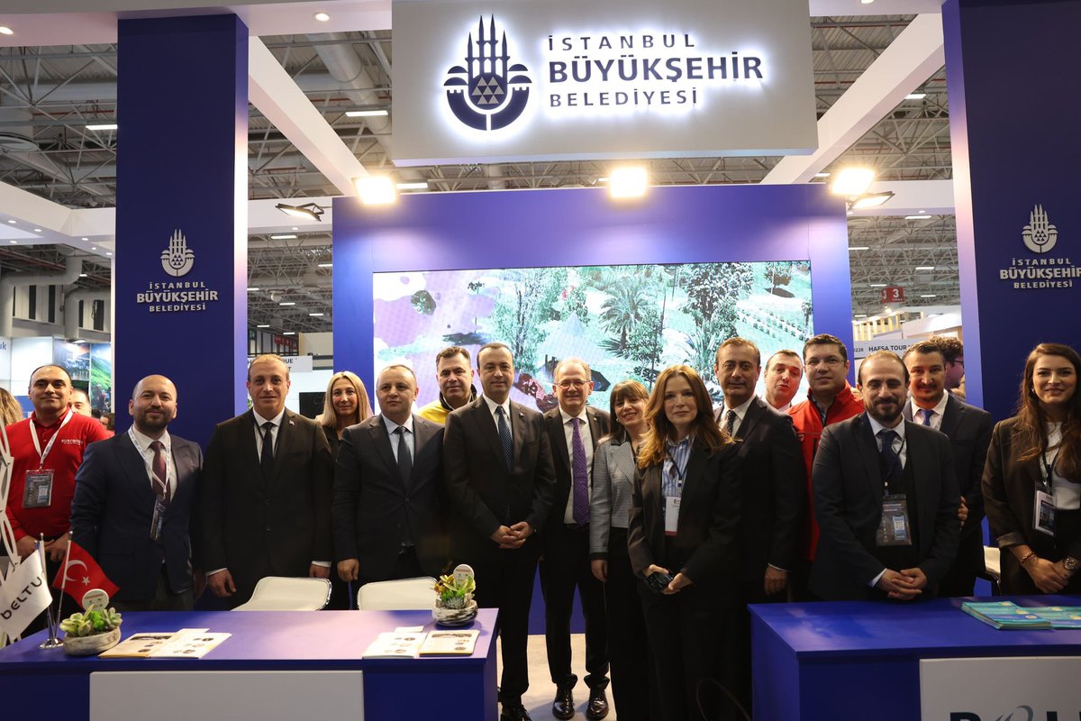 DocDrOBahadir's tweet photo. İBB olarak EMITT 2026’da İstanbul’un gücünü dünyaya taşıyoruz.
Kültürden ulaşıma, turizmden akıllı şehir hizmetlerine uzanan bütüncül yaklaşımımızı; ilgili dairelerimiz ve iştiraklerimizle birlikte ulusal ve uluslararası paydaşlarla buluşturuyoruz.
#ibb #emitt #visitistanbul https://t.co/m794CCKifU