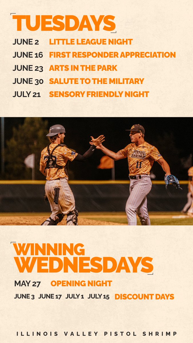 Pistol Shrimp Baseball tweet media