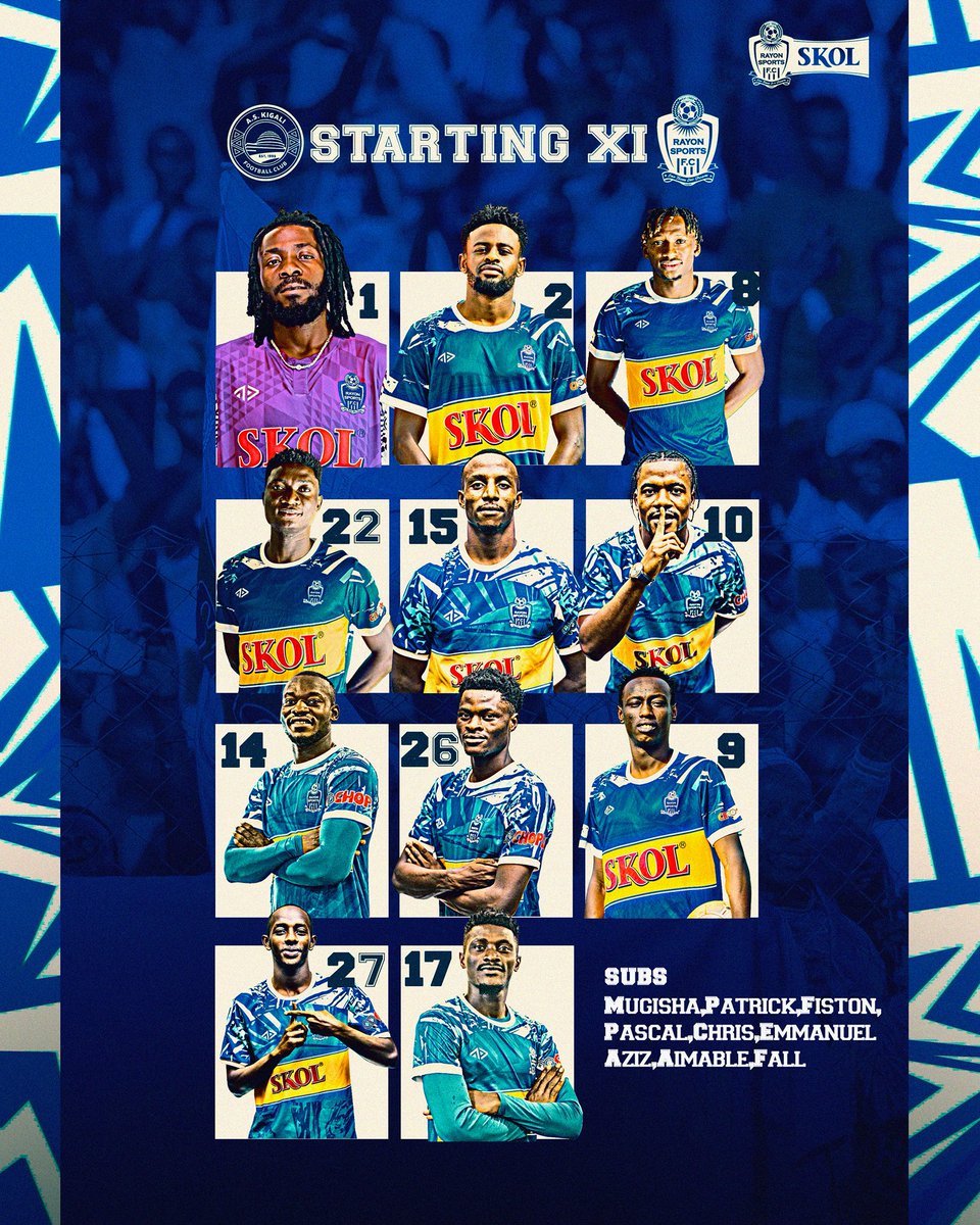 rayon_sports's tweet photo. #RPL || #ASKRAY
Line Up 🔥
#Gikundiro https://t.co/ruDYIrEsOX