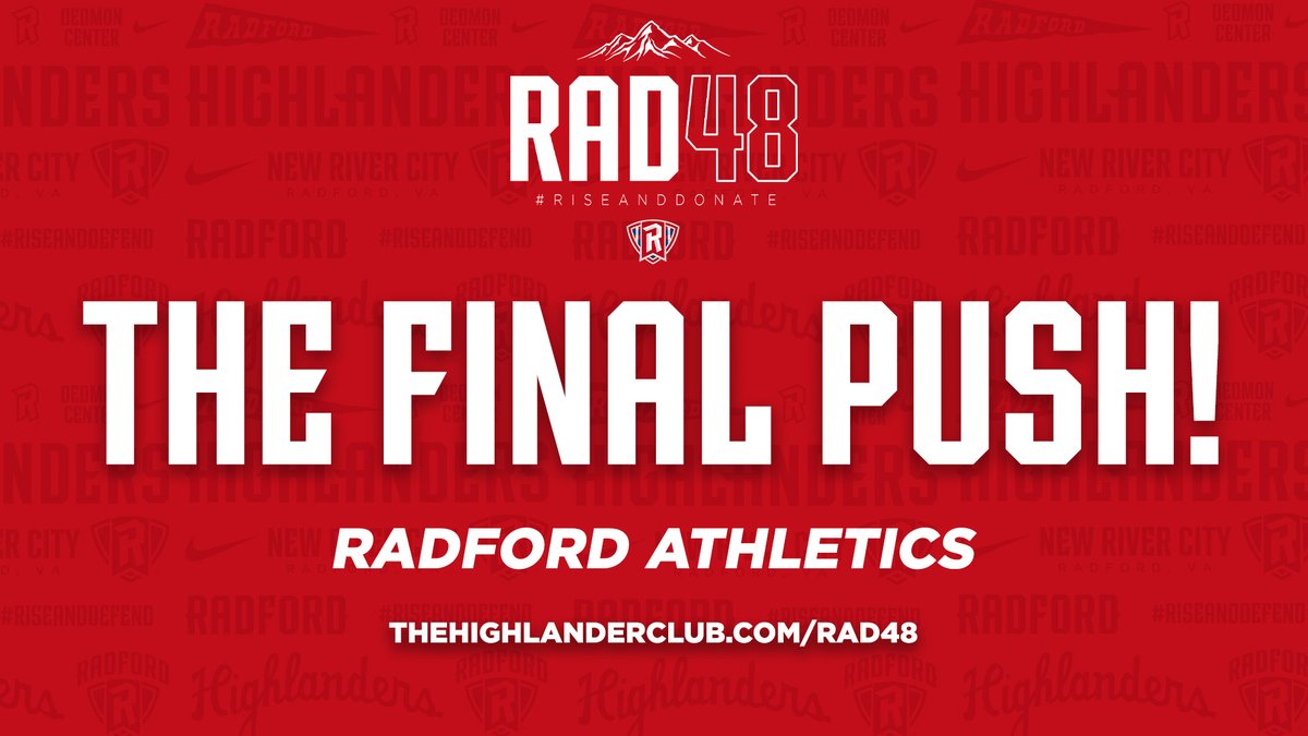 Radford Athletics tweet media