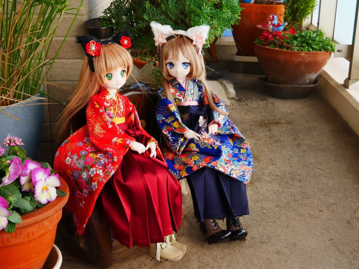 ドールで双子の日 うちのMDDズに双子コーデさせるのがマイブーム