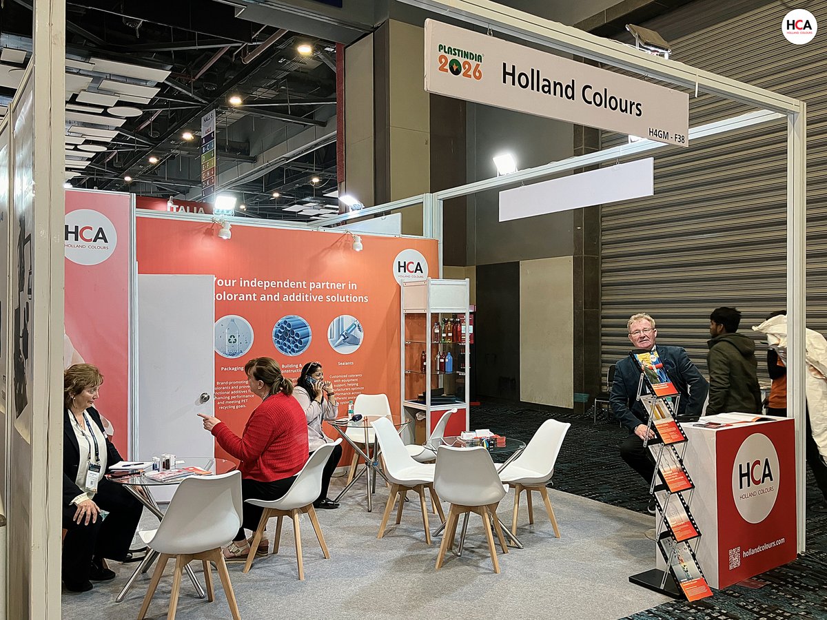 Strong start to 2026 for <a href="/HollandColours/">Holland Colours</a> at PETCORE Europe and PLASTINDIA! 💥 From CircStab for circular PET in Rome to smarter colorant and additive solutions in India, we’re guiding the way to more sustainable packaging 
 #PLASTINDIA2026 #PETCOREAnnualConference2026