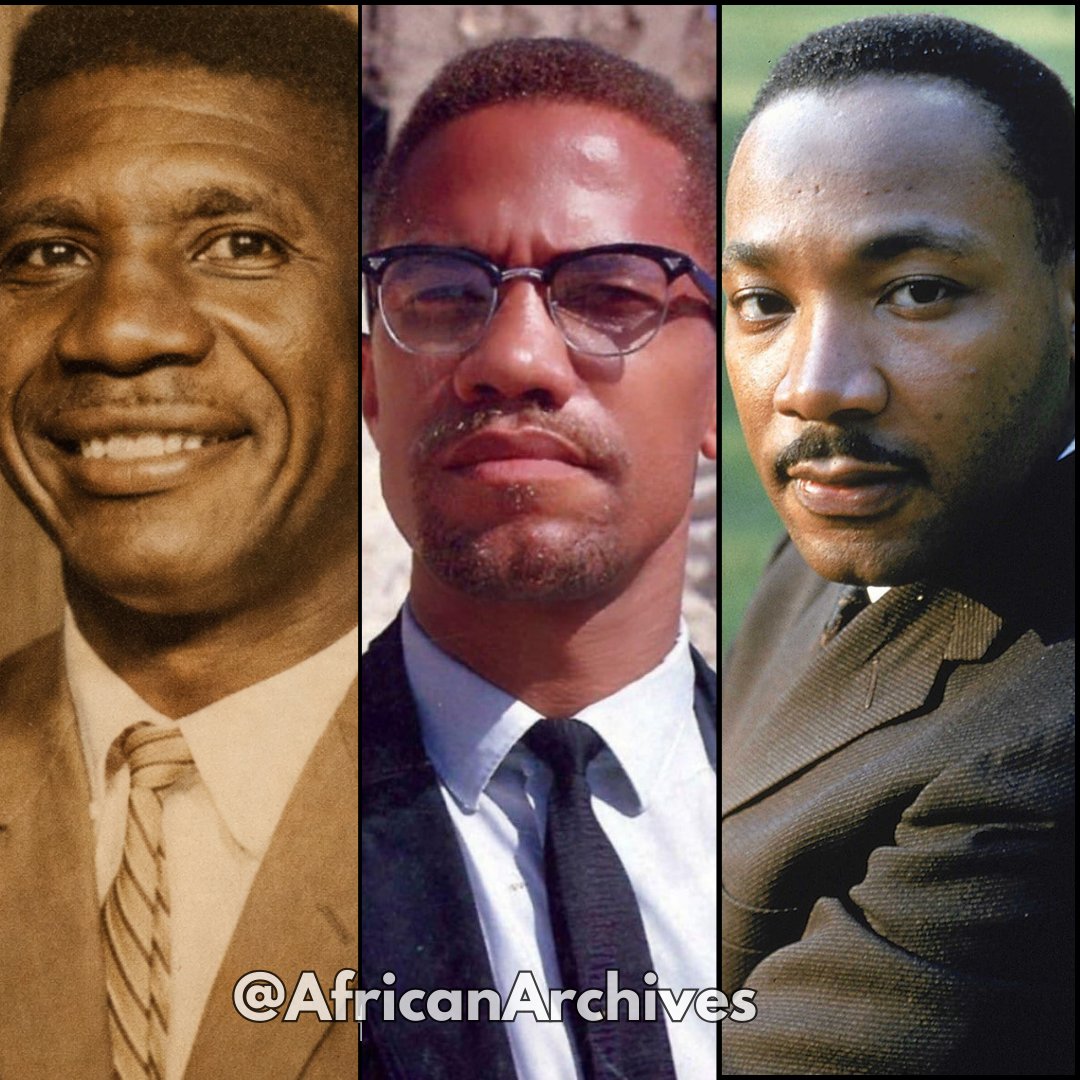 AfricanArchives's tweet image. I don't think people realize how young Medgar, Malcolm, and Martin were. Not one of them saw 40.
