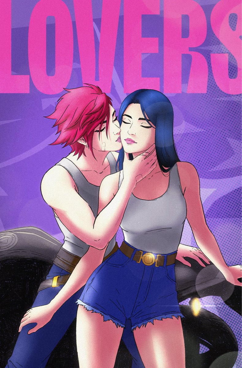 💙❤️

#Piltoverfinest #caitvi #caitlyn #caitlynkiramman #vi #arcane #lol #violyn #Procreate #illustration #fanart