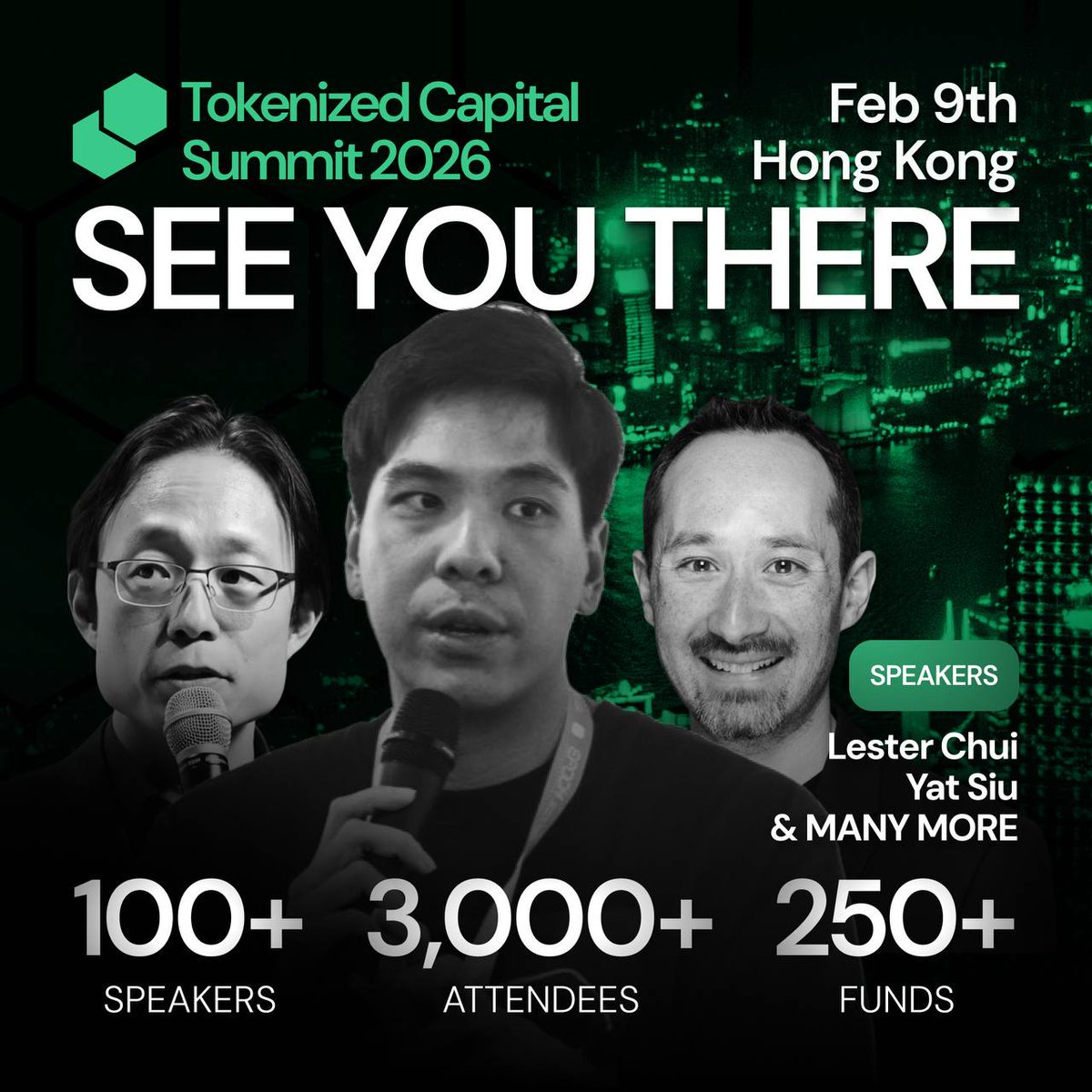 We’re pleased to welcome <a href="/eu1on/">eu1on - Head of Growth P2P.org</a>, Head of Growth at <a href="/P2Pvalidator/">P2P.org</a>, as a speaker at the Tokenized Capital Summit 2026 in Hong Kong 🇭🇰

Lester will share his perspective on ecosystem growth and how tokenization is shaping the expansion of validator and staking services.