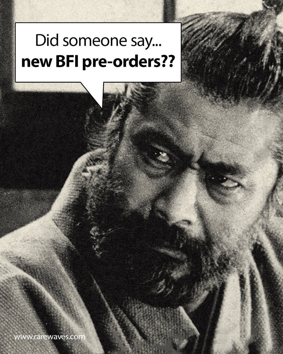 RarewavesCom's tweet image. NEW FROM BFI 🤩 rarewaves.com/BFI-new 👈

⭐️ Coming in May, April and June multiple new and re-newed titles

Including drama from Akira Kurosawa and the directorial debut of Kristen Stewart 🌊

#BFI #ComingSoon #NewMovies #Kurosawa #WorldCinema