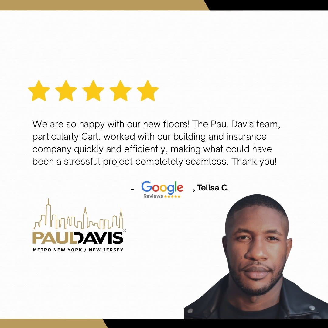 Nothing makes us happier than satisfied customers! 🙌 From working with insurance to delivering beautiful new floors, Carl and the Paul Davis team are proud to make every project seamless.