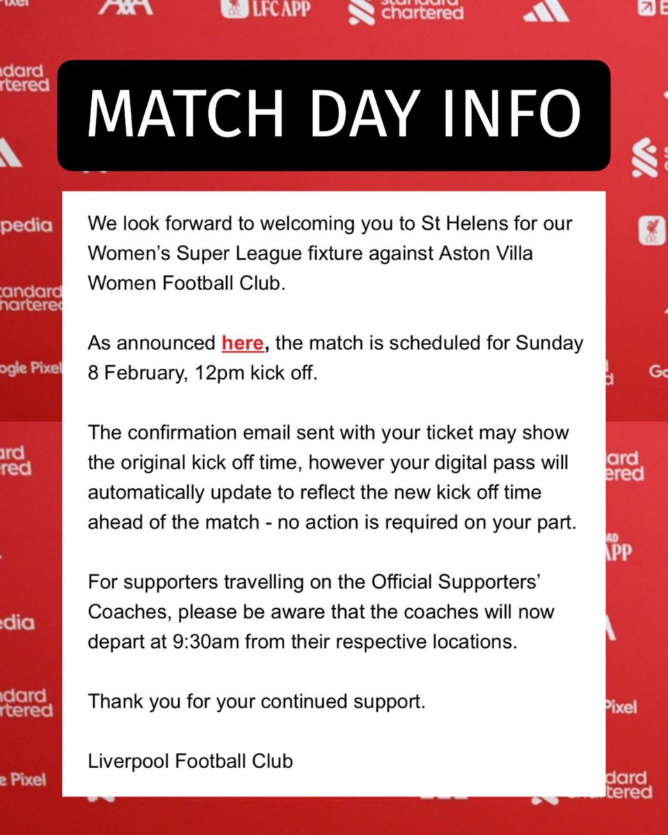 Liverpool FC Women Supporters Club tweet media