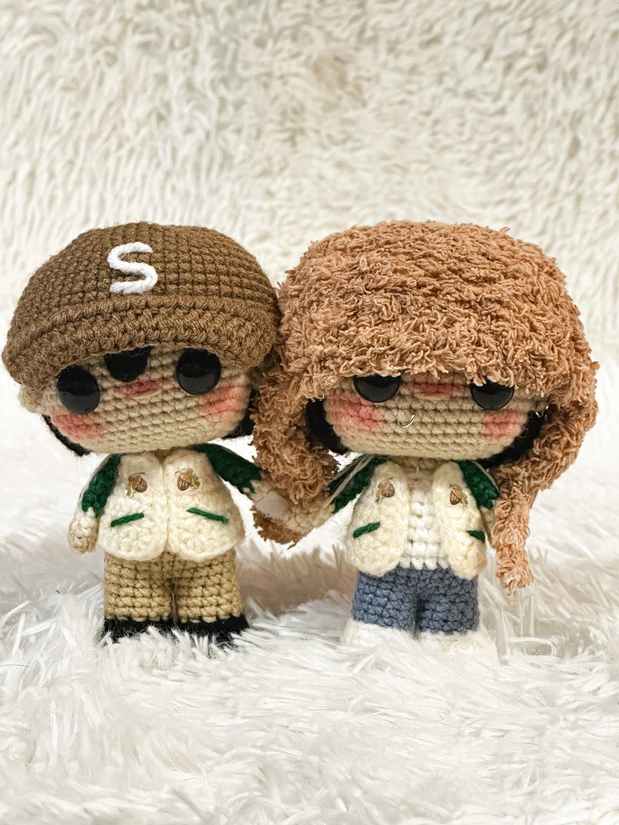 razielcrafts's tweet photo. Taekook 💜 Finally finished this project! How cute are they? 😍 

#BTS #jungkook #taehyung #crochet #amigurumi #taekook https://t.co/qxS2opIkFx