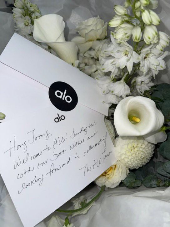 1107base's tweet image. [📷] 020526 | Hongjoong Instagram post featuring a gift from Alo. 

We can’t wait to see what comes from this!

#HONGJOONG #홍중