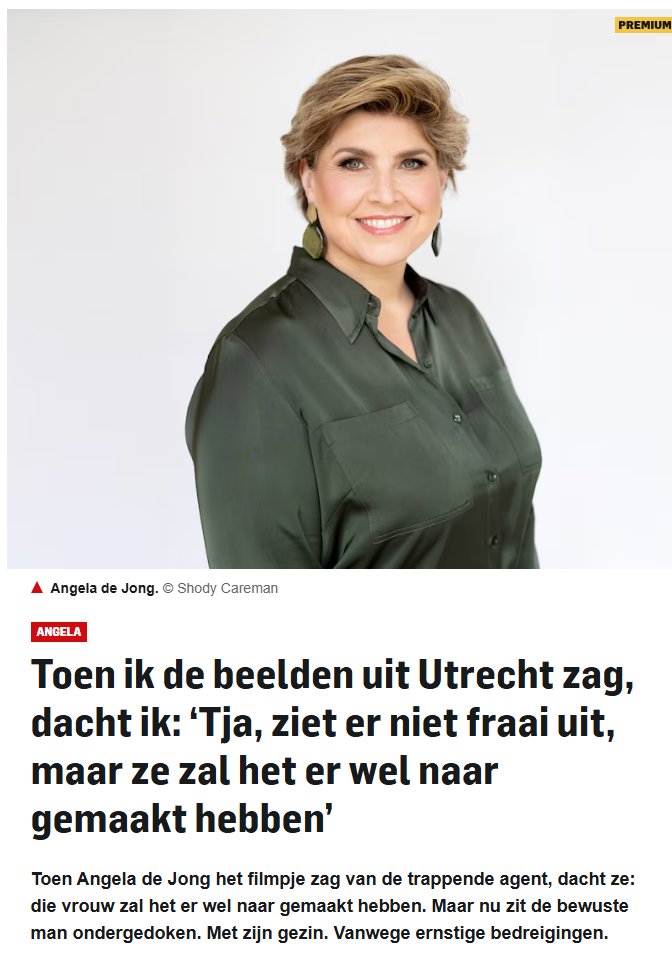 Toen ik het bericht van Angela de Jong zag dacht ik: "Welja joh, stook het vuurtje nog eens lekker op een week later".

Met je fokking vooroordelen 🤬🤬🤬🤬