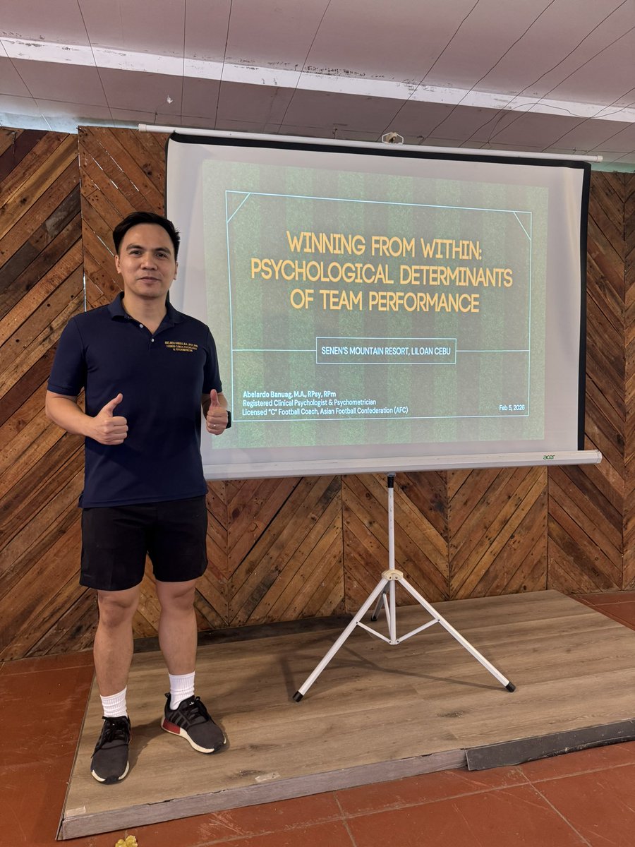 Back in 2015, I earned my License “C” as a football coach from the Asian Football Confederation (AFC). That experience opened my eyes to sports psychology, which I consider my first love in the field of psychology.

Now, I’m back. 💪

#workingabby #callofduty #gemeinschaftsgefühl