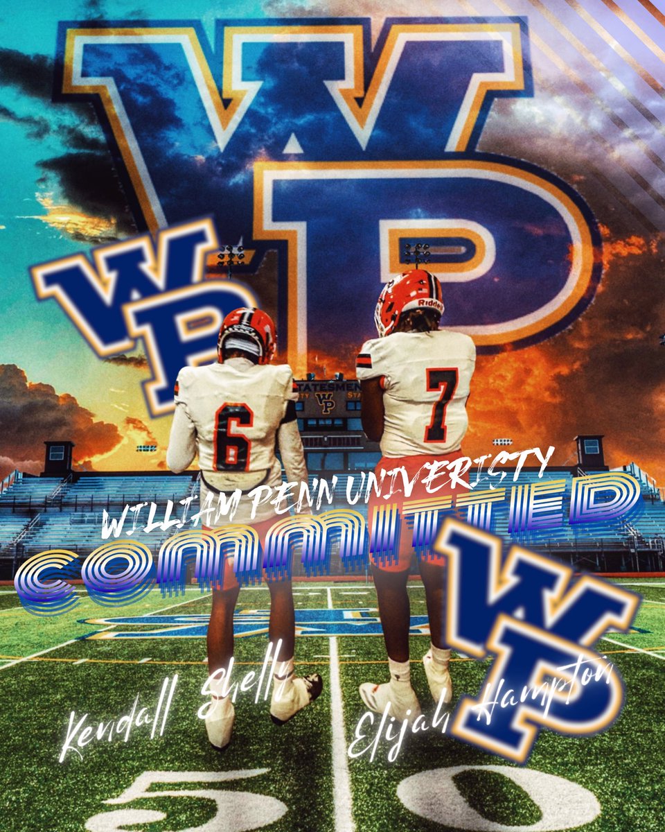 KendallS_KJ's tweet photo. #AGTG After a long thought, talk with God and my family i am blessed to announce that today I will officially sign with William Penn University at 9:30am 🦅💙💛
Grateful for everyone who’s supported me through this journey
@CoachGrantG_ @WPUAthletics @jrgoingd1 #Committed #WPU https://t.co/QXi5vGJxUS