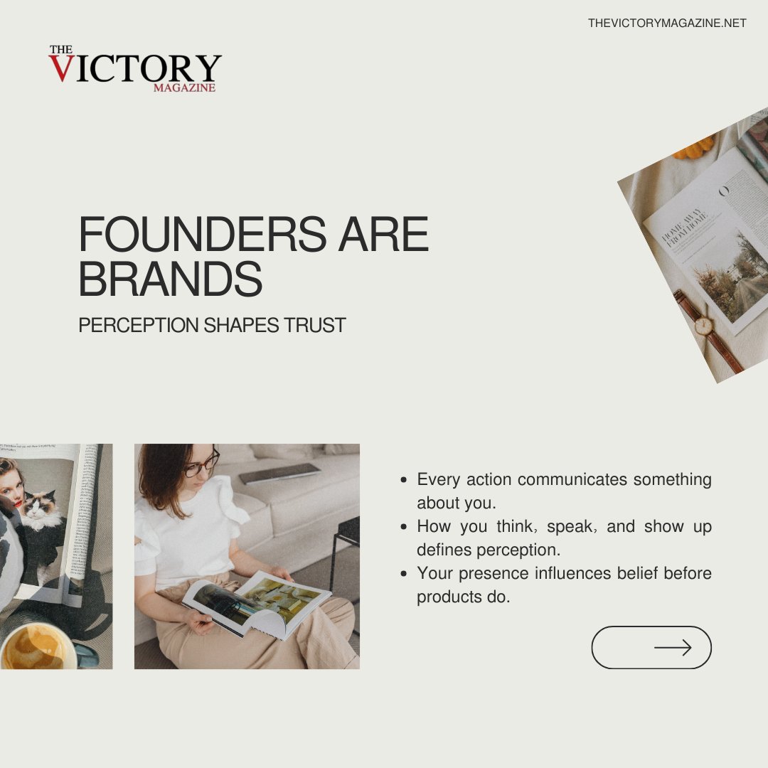 TheVictoryMaga1's tweet image. In today’s world, founders are brands — visibility builds credibility.

#FounderBrand #BusinessIdentity